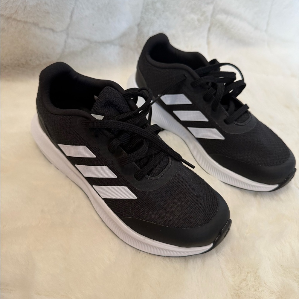 Adidas Black and White Sneakers  Runfalcon  Running Shoes